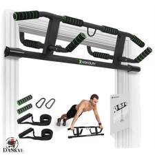 2025 Upgrade: Foldable Doorway Pull Up Bar with Silicone Protectors - 440 lbs