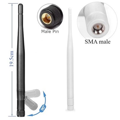 5dBi Dual Band WiFi WLAN Wireless Karte Modem Booster Hotspot SMA Stecker Antenne
