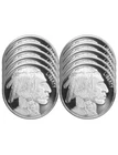 Lot of 10 - 1 Troy oz Buffalo .999 Fine Silver Round