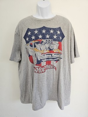 Mattel Hot Wheels Graphic Men's T-shirt size 3XLT Short Sleeve Crew Neckline
