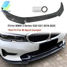 For BMW 3 Series G20 G21 320i 325i 2019-2022 Front Bumper Lip Spoiler Splitters