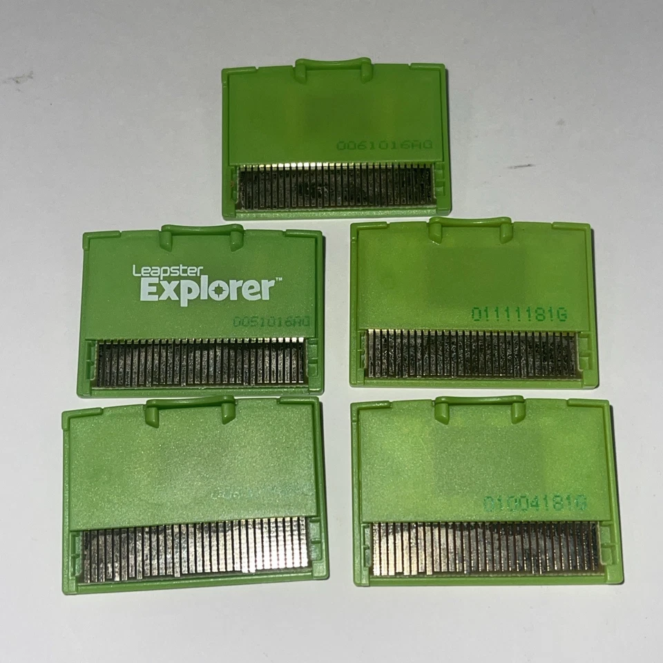 LeapFrog Leapster Explorer Leap Pad Juego de Aprendizaje Cartuchos Lote de 5 y Estuche Foto 3 de 4