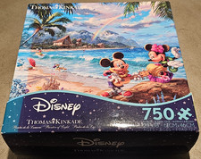 Ceaco Disney Thomas Kinkade: Mickey And Minnie Hawaii Puzzle - 750 Piece -...