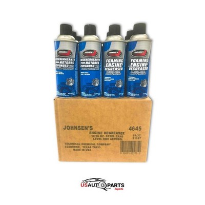 NEW - PACK OF 12 - 4645 -  JOHNSEN'S - FOAMING ENGINE DEGREASER  