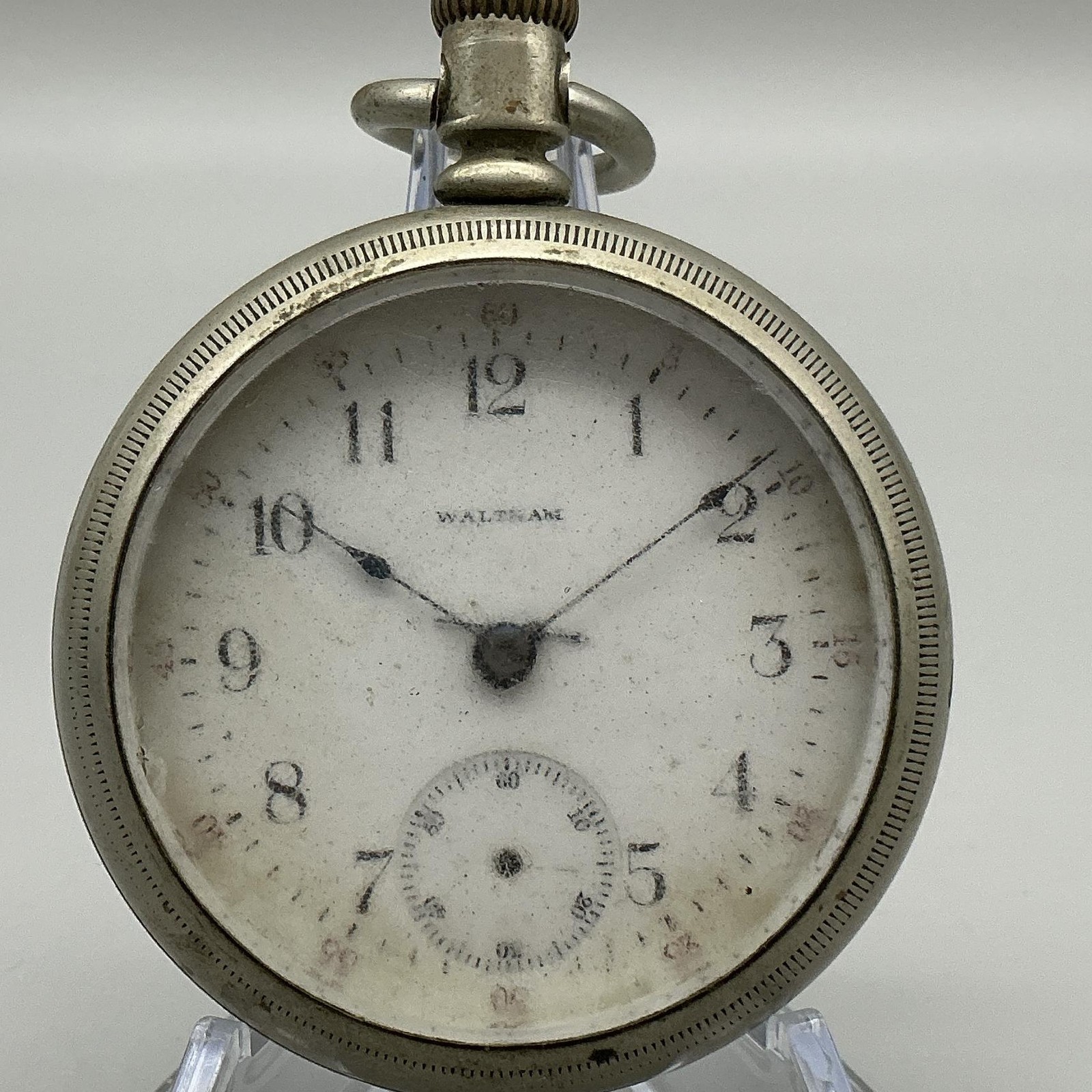 Vintage Waltham Pocket Watch Men 18S 15J Grade 820 Manual Wind PARTS REPAIR