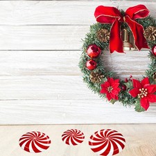 12Pcs Candy Wall Decal Lifelike 3D Floor Stickers For Christmas Decor Trending