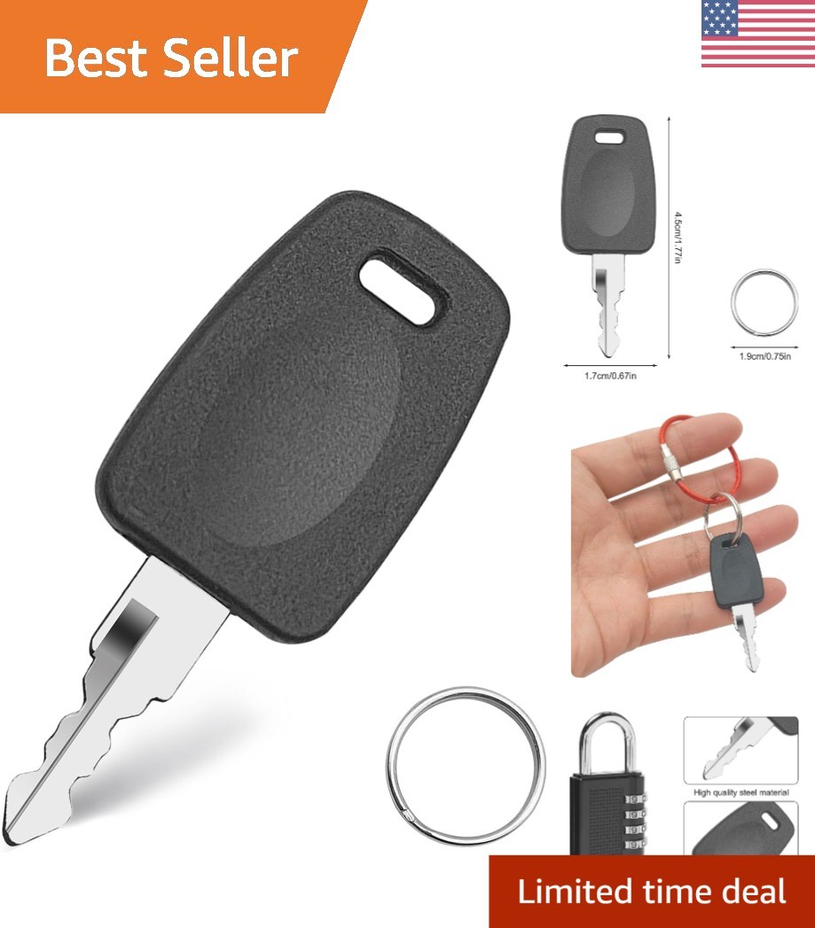 Lock Key With Key Ring For Travel Security