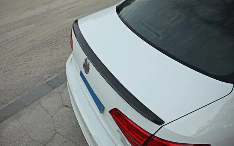 Alerón trasero de fibra de carbono ABS para Volkswagen Jetta 2012-2017 2018 Foto 4 de 4