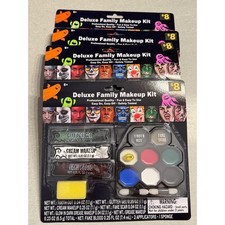 Deluxe Halloween Makeup Kit SFX Face Paint Glow New 4pc