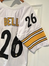 LEVEON BELL XL AUTOGRAPHED STEELERS JERSEY / CERTIFIED AND UNWORN 