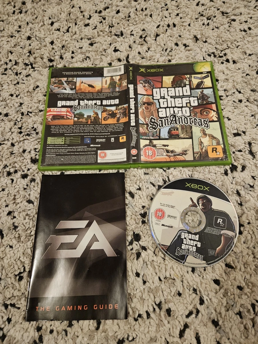 GTA San Andreas Xbox – Version Promo, Blister Scellé, Wata 9.6, édition UK