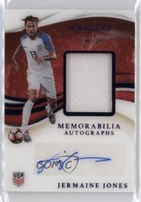 2020 Panini Immaculate Memorabilia Sapphire /20 Jermaine Jones #MA-JJ Auto 0vl1