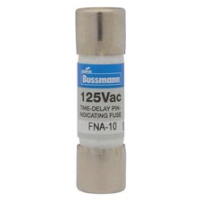 BUSSMANN FNA-1-1/2 Fuse,Midget,1-1/2A,FNA Series 1CT21