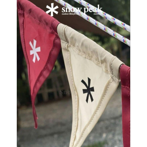 Snow Peak Flag Garland Overseas Exclusive Not Sold in Japan