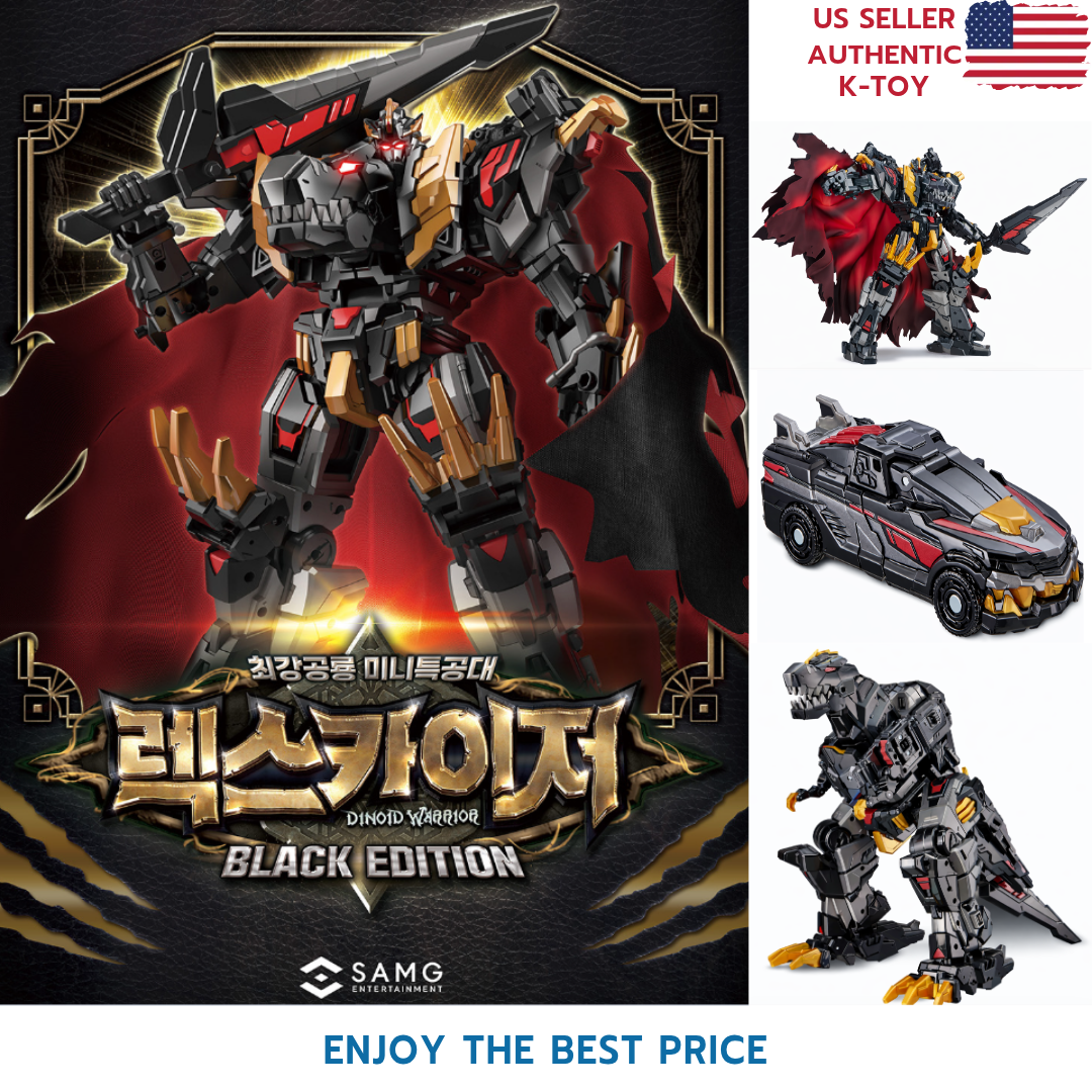 Miniforce Dinoid Warrior REX KAISER Legacy Black Edition