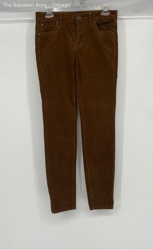 Kut From The Kloth Womens Brown Diana Fab Ab Skinny Leg Ankle Pants Size 4