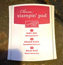 Stampin' Up Classic Stampin' Pad Ruby Red Water-Based Dye Ink