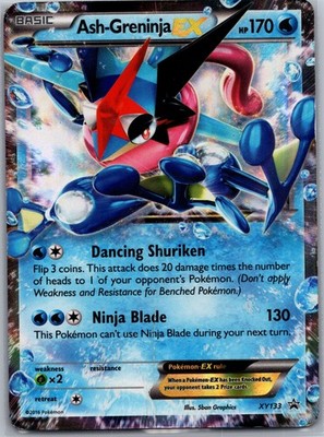 Ash-Greninja EX XY Promos XY133 Holo HP dmg