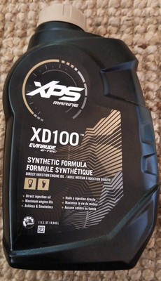 XPS Marine XD100 Synthetic Injection Oil Quart Evinrude E-TEC Outboard Engine