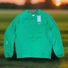 Rare   Nike Tech Fleece NOCTA Drake Green Crew Sweatshirt, Size Large Worn Once