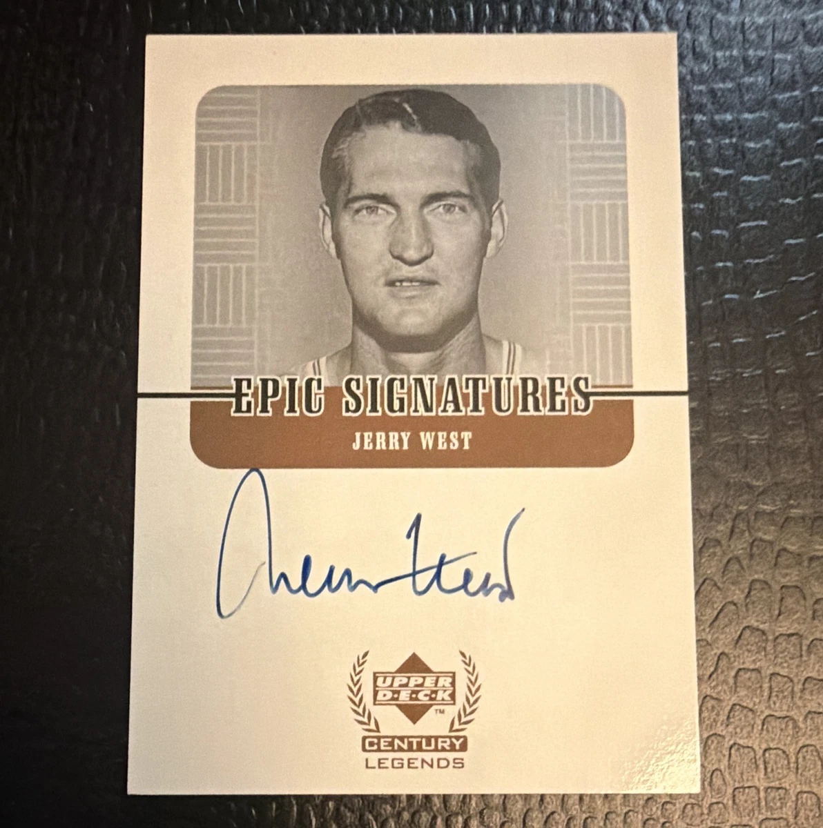 Upper Deck Jerry West Basketball Autographed Sports Trading Cards