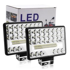 6 Inch LED Work Light for Truck, 144W 12000Lumens Rectangle Flood Bar Off Road