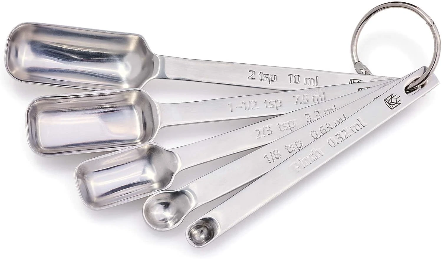 King Arthur Baking Odd-Sized Measuring Spoons, 18/8 Stainless Steel, 5-Piece Set
Opens in a new wind