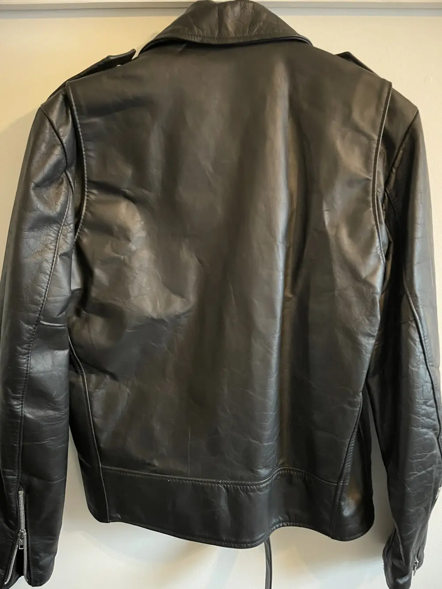 THE LEATHER SHOP vintage jacket SEARS 48 Regular Motorcycle Biker