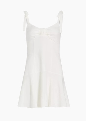 Cinq à Sept Tally Crepe Bow Minidress (Size 2)