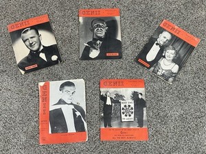 Lot Of 5 Vintage Genii Magazine 1944