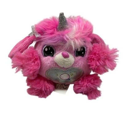 Zuru Rainbocorns Puppycorn Surprise Pink Silver Plush 4.5'' Puppy Dog Unicorn Toy