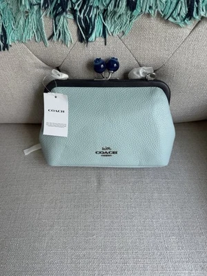Coach Blue Signature Handbag for sale - eBay
