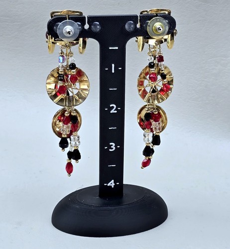 Earring Display Stand Clip On Pierced Jewelry Holder Reseller Photo Scale Slots
