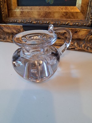 Joe Zimmerman - Hand Blown Glass Candle Holder (Signed & Dated)