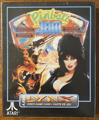 Elvira Flipper Jam 1992 Atari Luchs Video Spielkarte Ovp Mistress Of The Dark