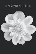 Black Paper Notebook: Plain Ruled Journal with Softcover for Work, School and Co