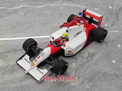 minichamps 1/18 McLaren Honda MP4/6 1991 Senna F1 Car Metal