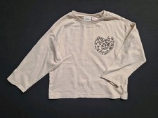 Girls Zara Ivory Long Sleeve Top, Age 5-6 yrs .