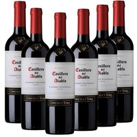 6X Casillero Del Diablo Cabernet Sauvignon 13,5% Vol. 0,75L (8,20 Eur/L)
