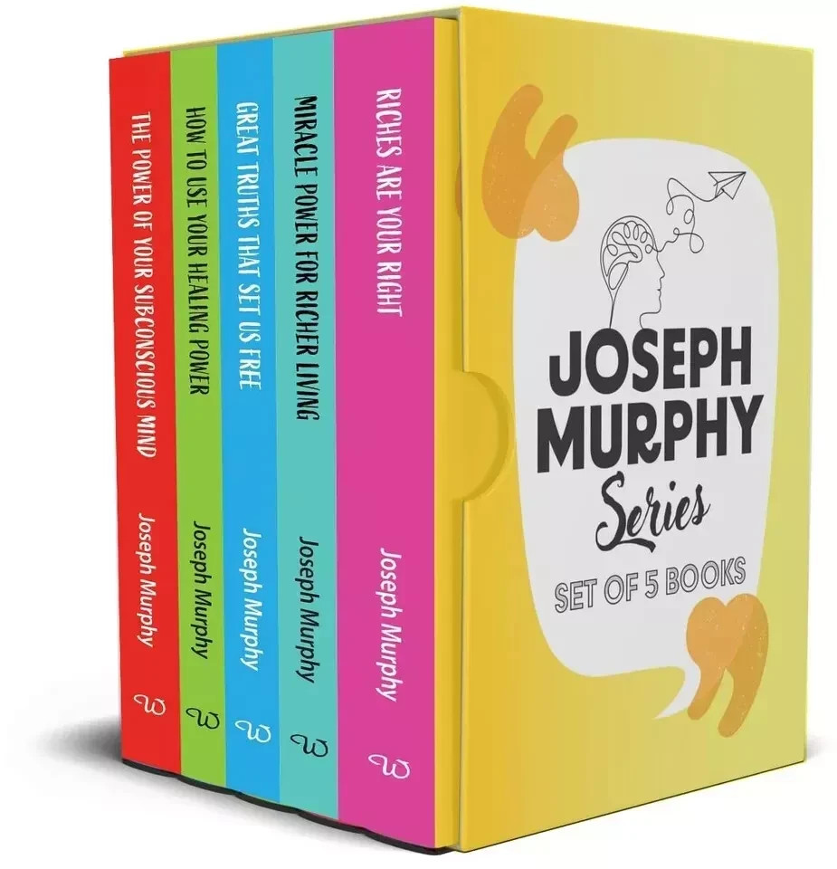 Joseph Murphy Collection 5 Books Box Set Miracle Power, Riches Are Your Right