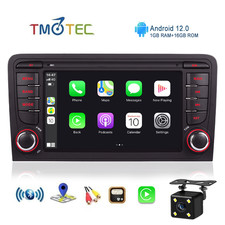 Android 13 Car Stereo Radio GPS Sat Nav Head Unit For Audi A3 S3 RS3 2003-2012