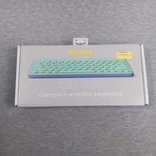 Heyday Compact Wireless Keyboard USB Receiver  Bluetooth 5.1 Spring Teal
