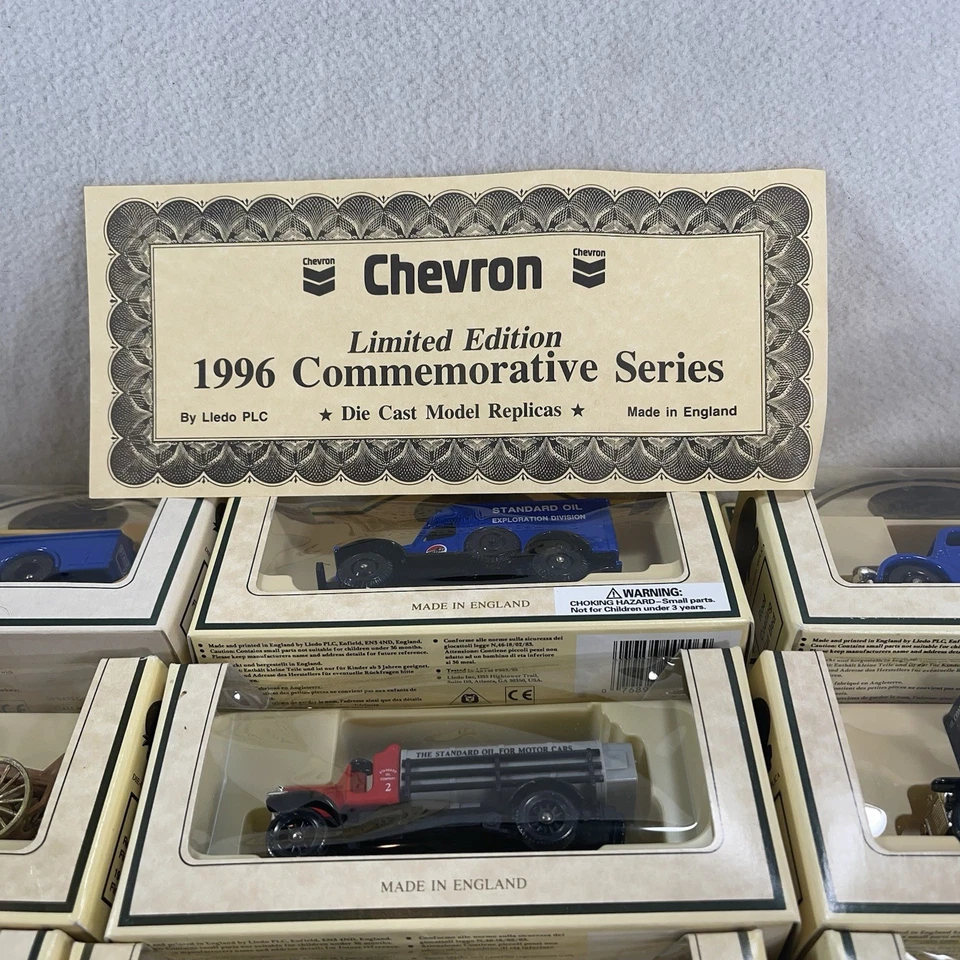 Set 16 Chevron 1996 Limited Edition Commemorative Series Die Cast Model Replicas - Image 2 of 4