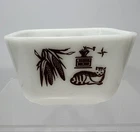 Vintage Pyrex 501 Rectangle Dish size 1.5 cup No Lid Cat Corn Americana American