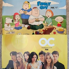 Family Guy / The OC - double-sided poster, Fox, 2005-2007, 22 7/8 x 14.5"