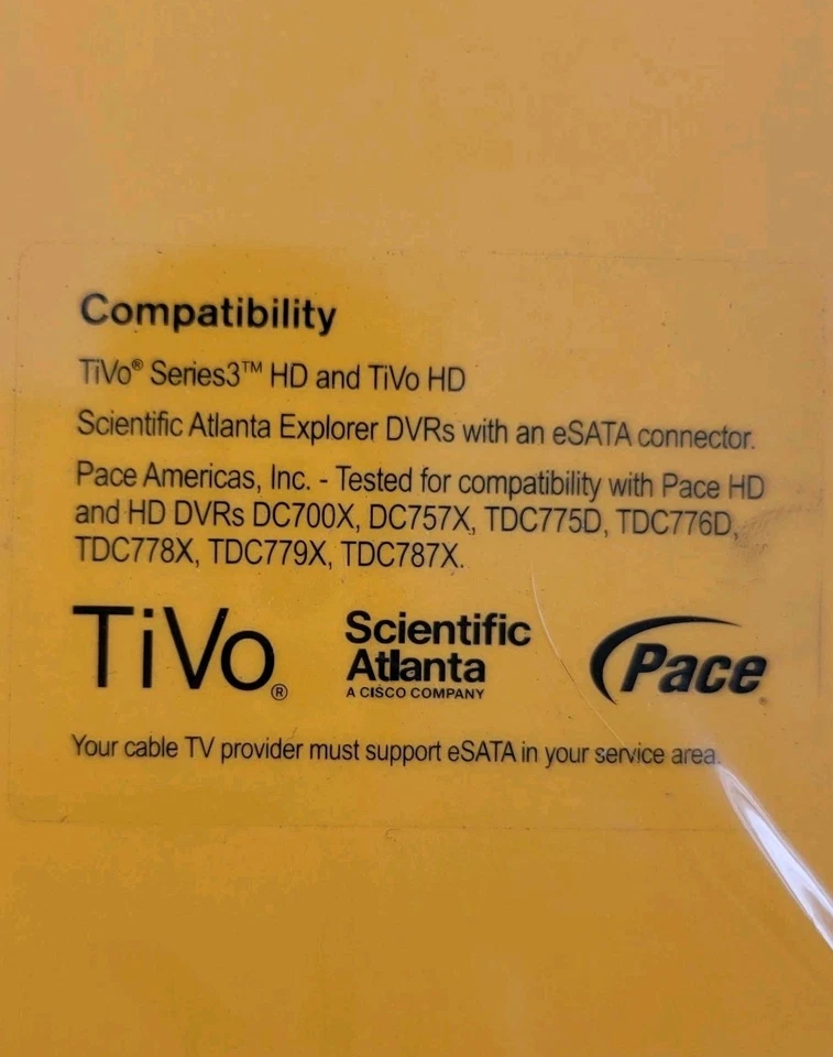 NEW Western Digital My DVR Expander 500 GB SEALED Model WD5000F032 TiVo Pace - Image 4 of 4