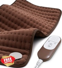 VALGELUIK Brown Heating Pad 12x24 Inch