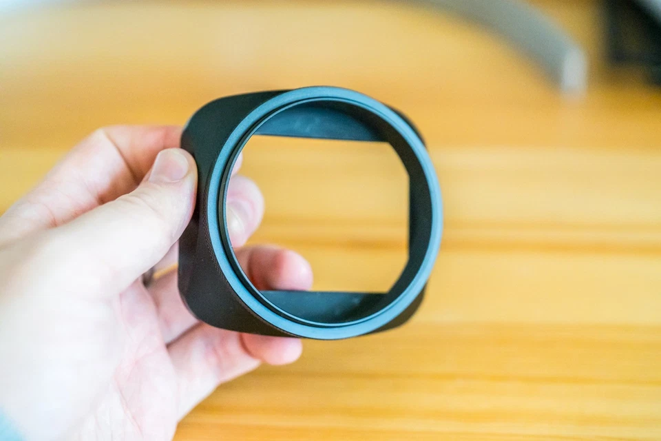 Haoge LH-B67T 67mm Square Metal Screw-in Lens Hood & Lens Cap | Excellent - Image 3 of 4