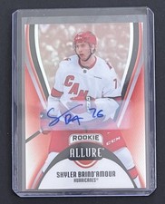 2025-26 Upper Deck Allure Skyler Brind’Amour Rookie Red Rainbow Auto #105
