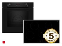 Neff BX48PIB0 Set Pyrolyse Backofen B2CCG6AK3 + Induktionskochfeld T58SHF1L0 Eek